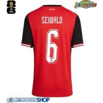 Maglie da calcio Austria Nicolas Seiwald #6 Prima Maglia Femminile Mondiali 2026  Manica Corta